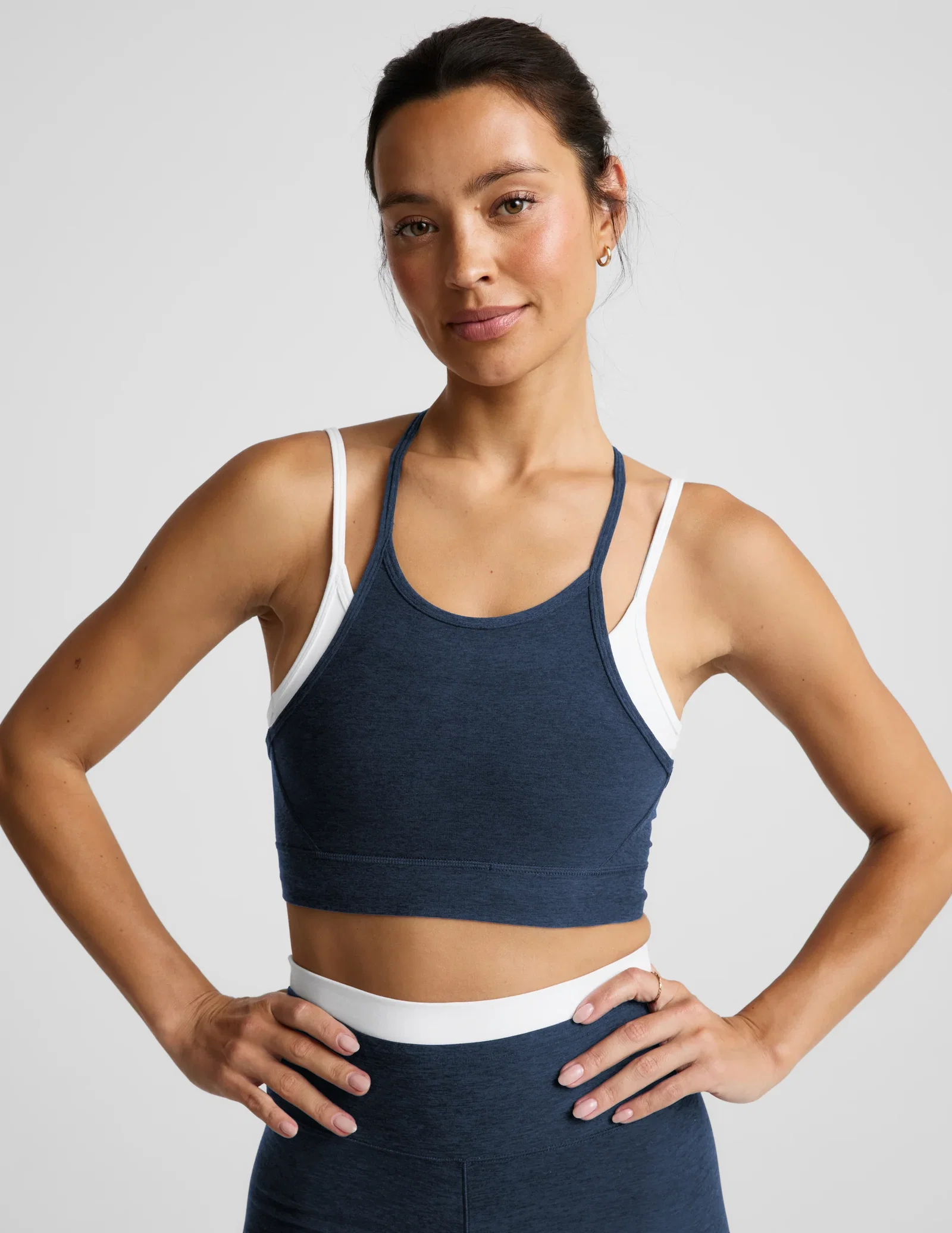 Image of Spacedye™ Layered Long Line Bra