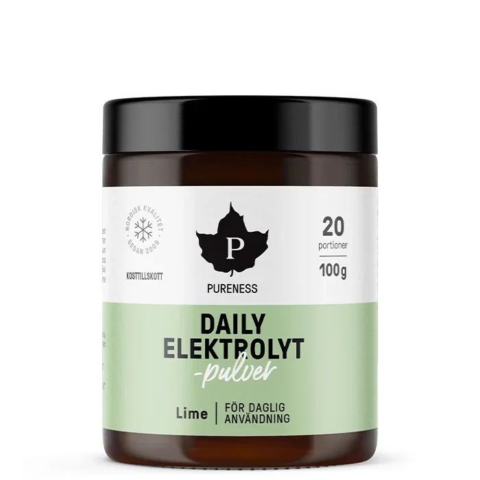 Pureness Daily Elektrolytpulver Lime 100 g 