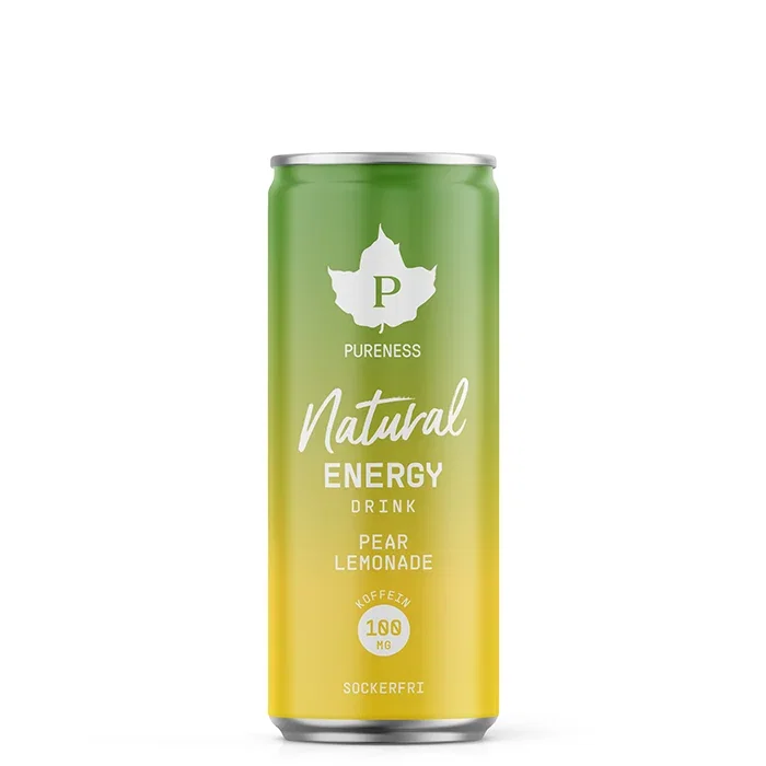 Pureness Natural Energidryck 330 ml Päron Lemonad 