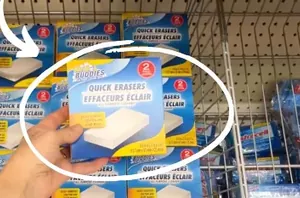 Grab a few Magic Erasers for this shockingly smart hack