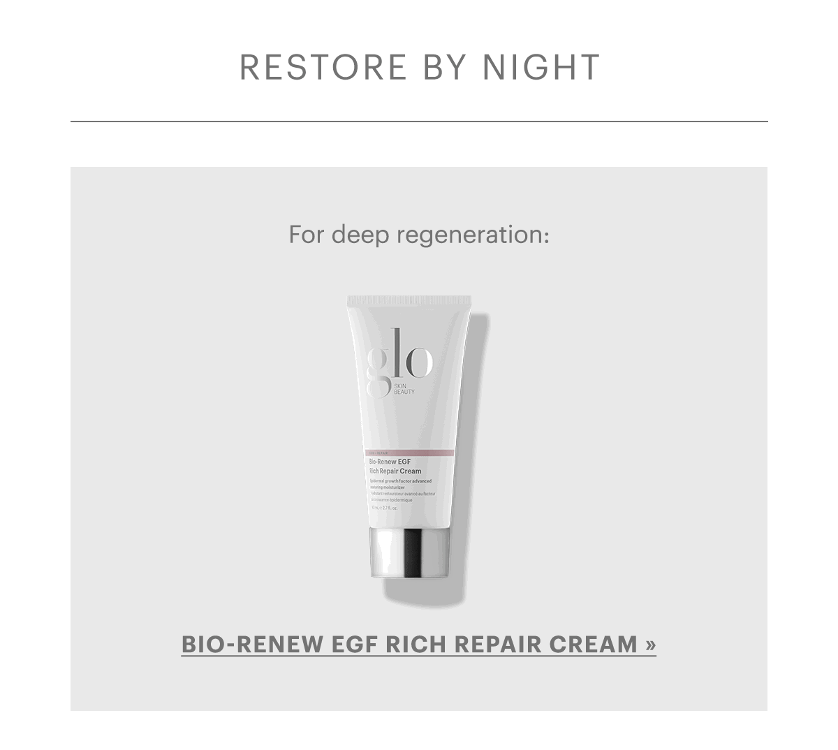 Bio-Renew EGF Rich Repair Cream