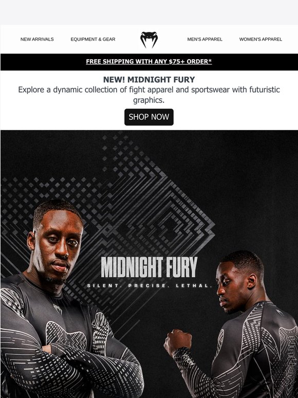 NEW! Midnight Fury: Fightwear & Sportswear