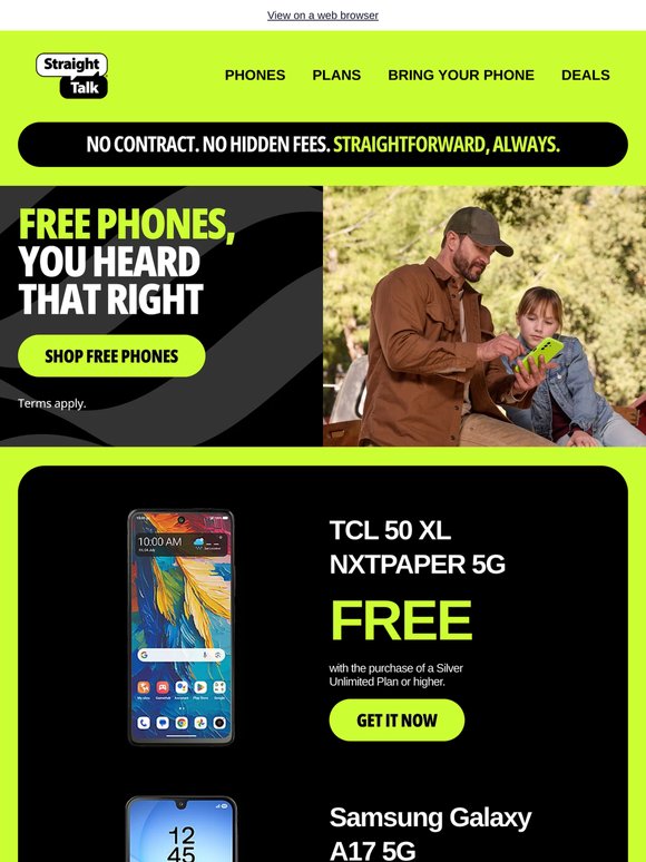 Your new phone is on us.