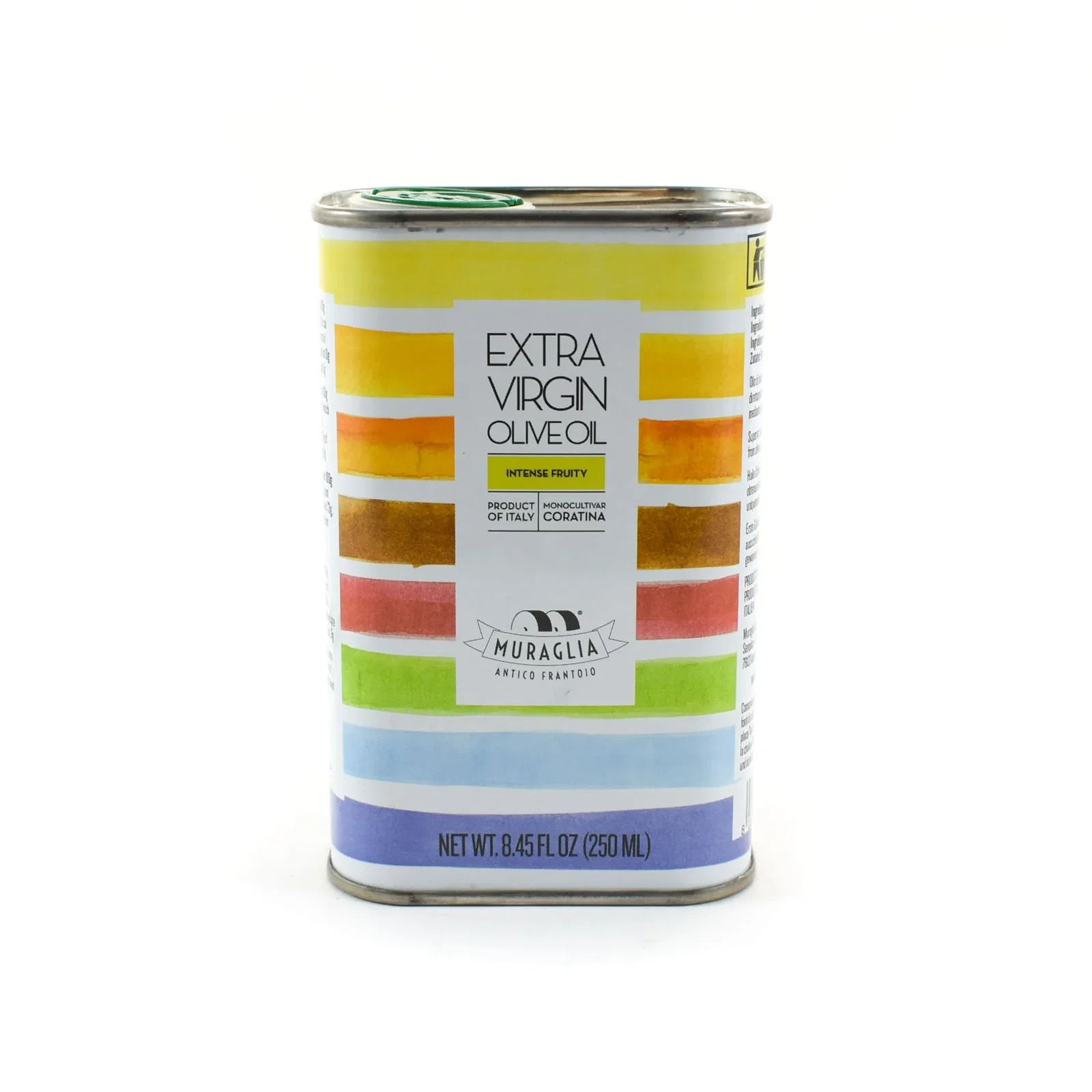 Image of Frantoio Muraglia Extra Virgin Olive Oil Rainbow Tin