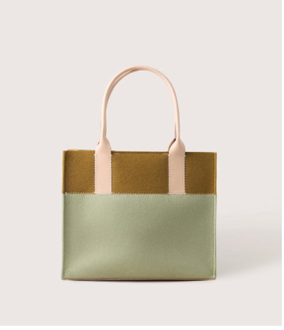 Jaunt Merino Wool Midi Tote in Brine / Dew