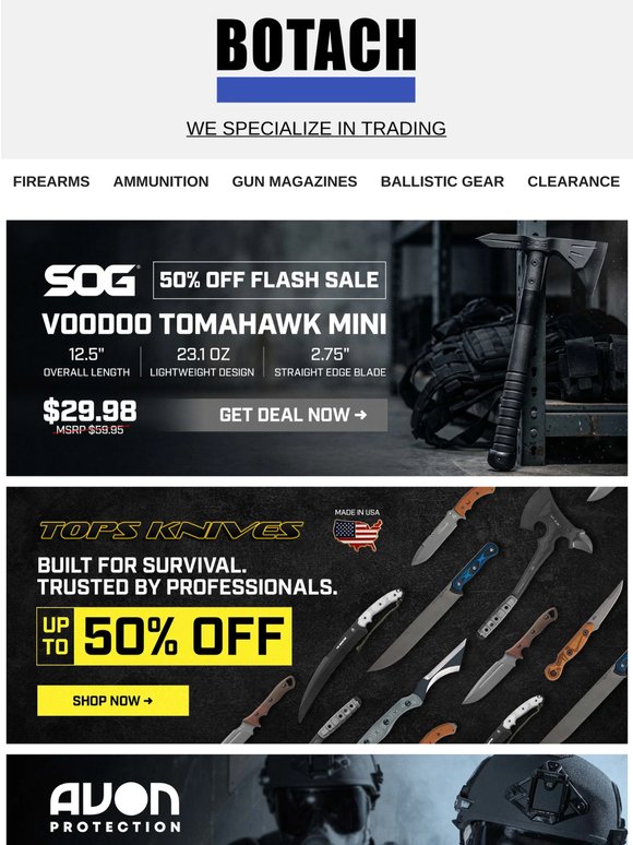 🪓 SOG Voodoo Mini 50% Off – Just $29.98