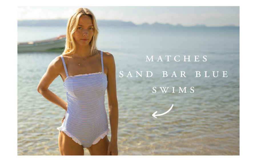 matching sand bar swims