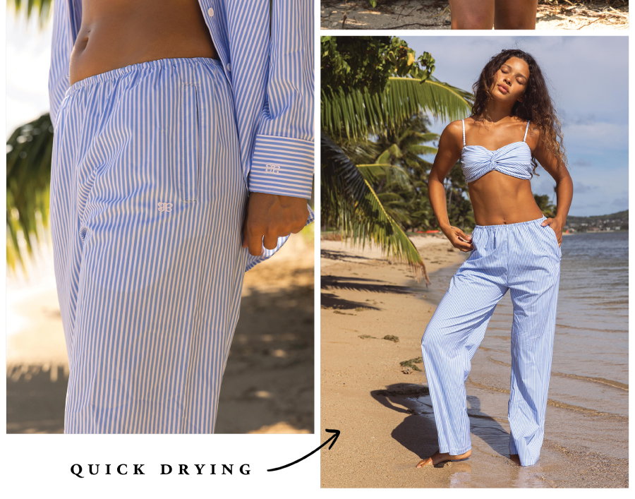 quick drying slip on trousers