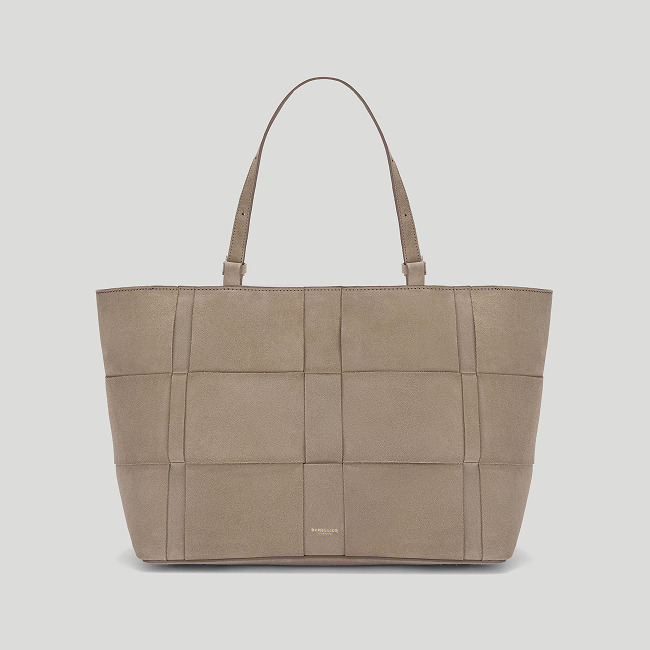 the florence light taupe suede
