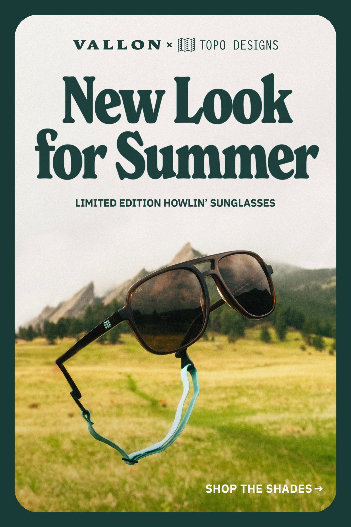 VALLON X Topo Designs - Shop The Shades Now