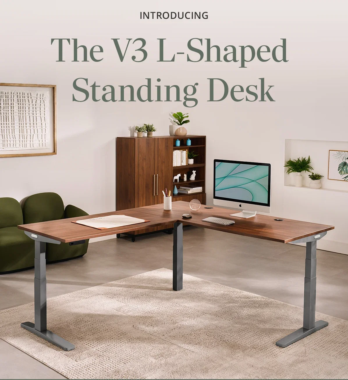 Introducing: The V3 L-Shaped Standing Desk