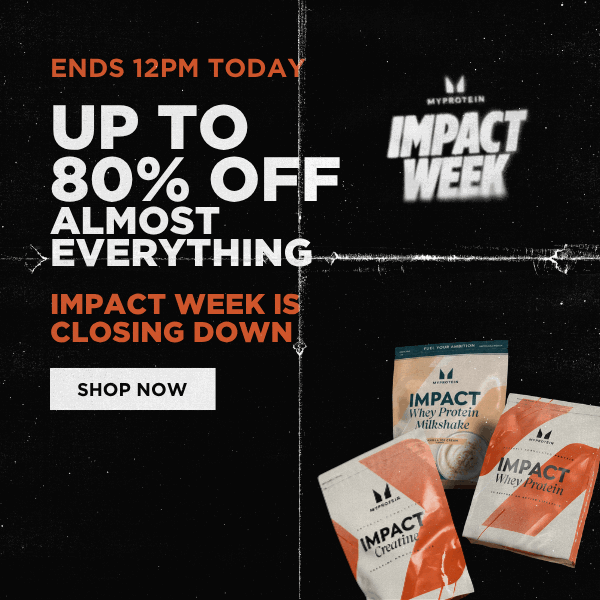 Ends 12pm: Up to 80% off Impact Week Sale
