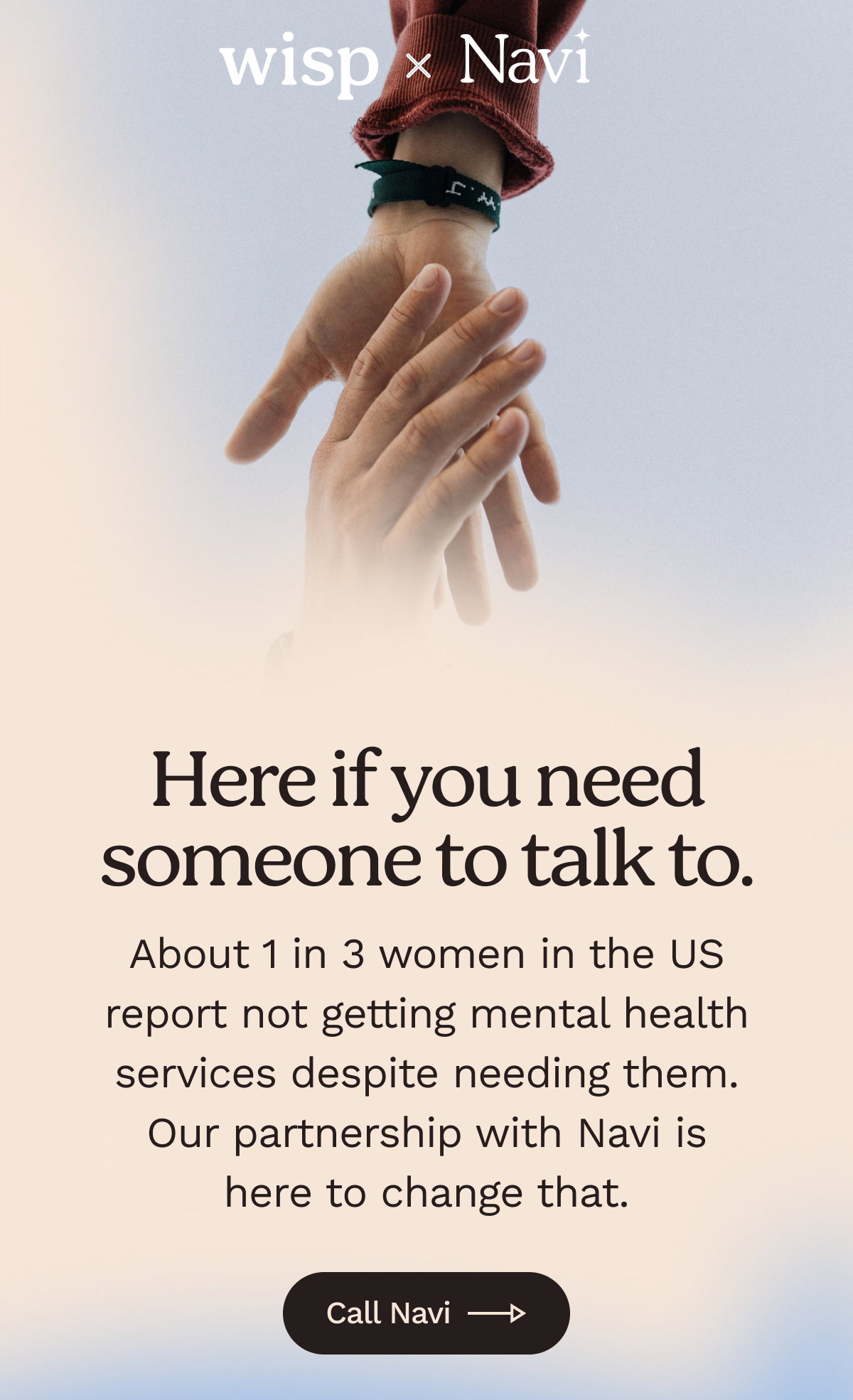 Here if you need someone to talk to. 