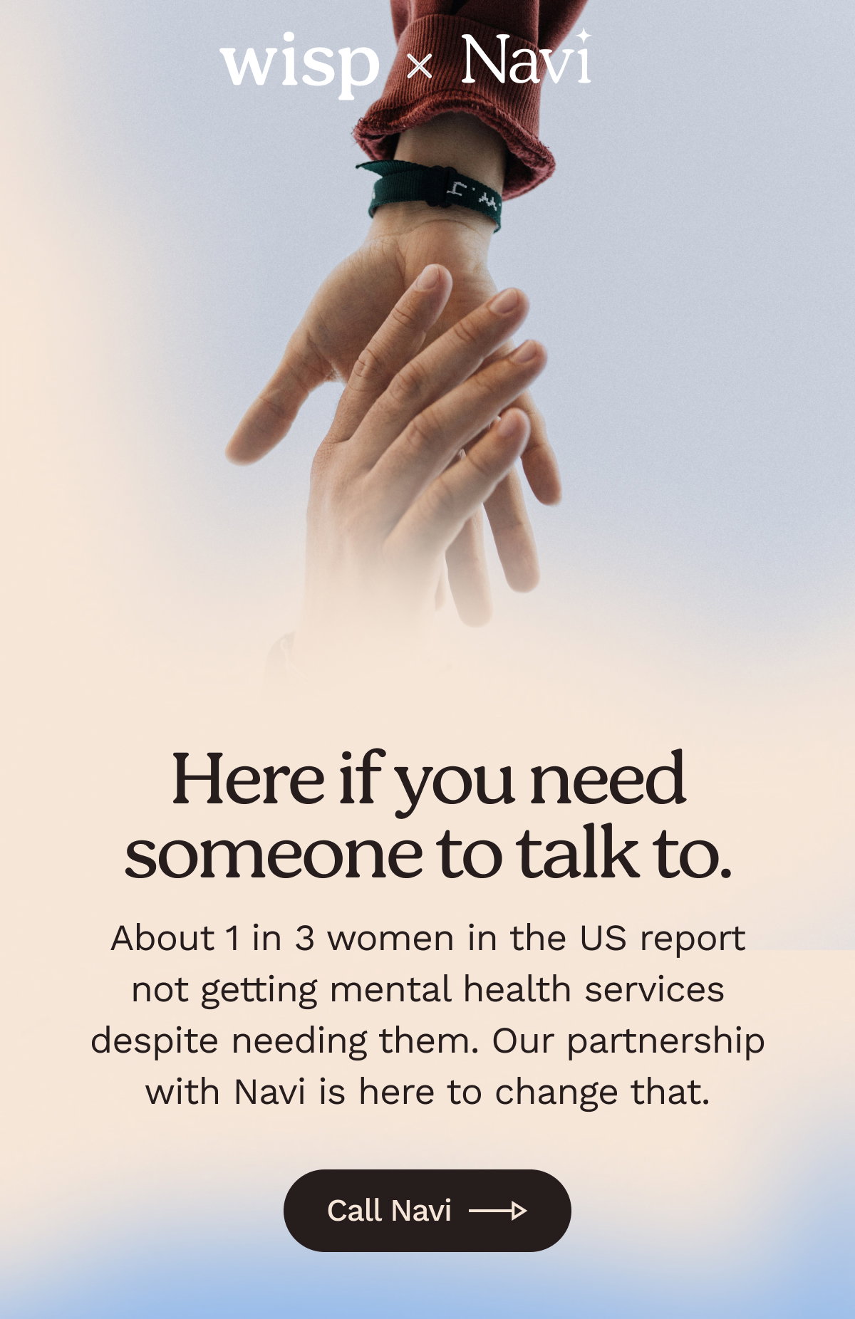 Here if you need someone to talk to. 