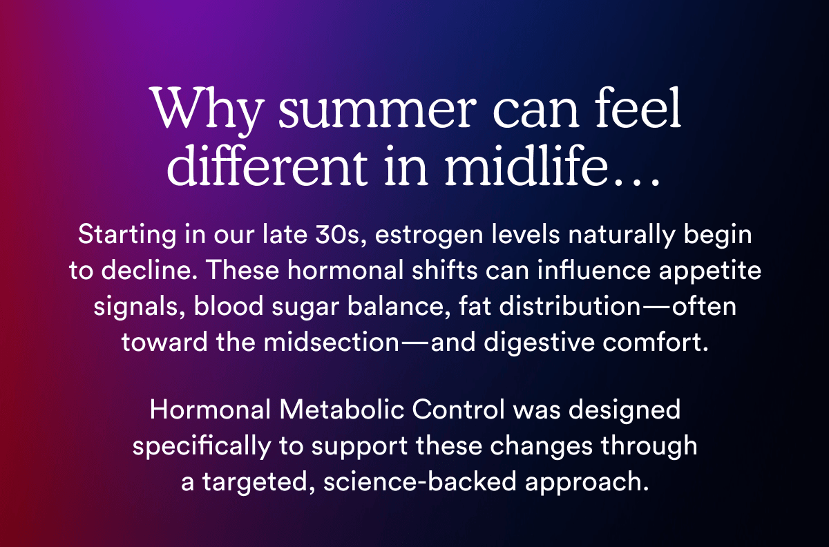 Why summer can feel different in midlife…