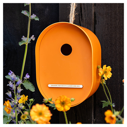Personalised Memorial Garden Oval Nest Box
