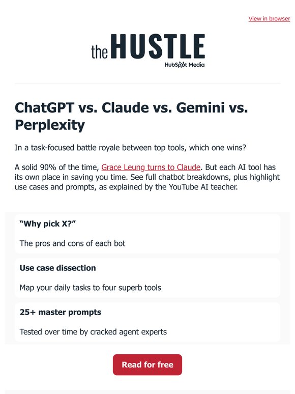 Chatbot battle royale 🫯