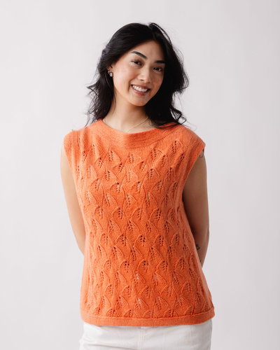 Image of Cascading Calyx Tee Knitting Pattern