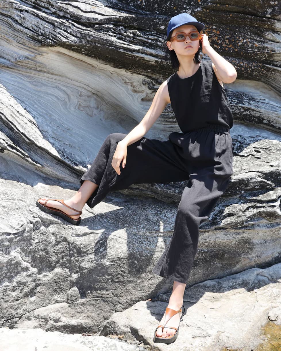 basic linen trouser