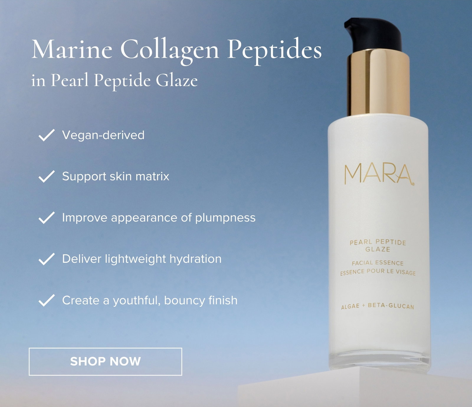 Marine Collagen Peptides in Pearl Peptide Glaze