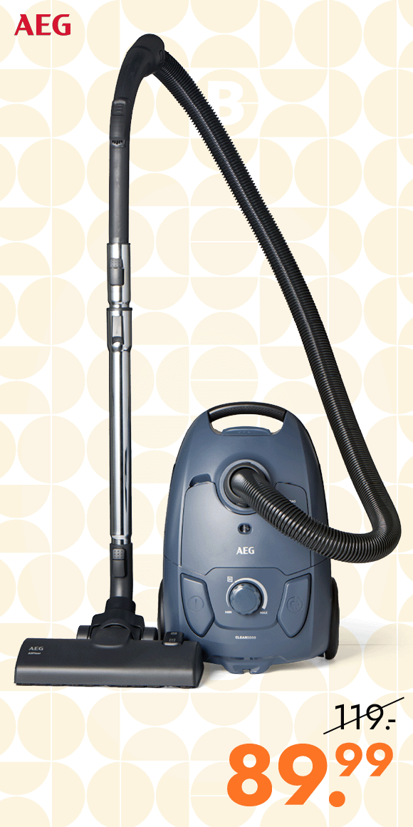 Stofzuiger Clean 5000 voor 89.99