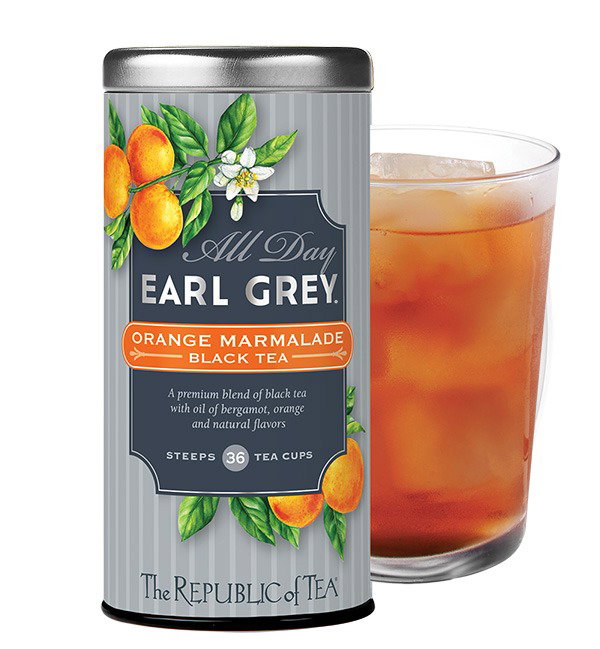 All Day Earl Grey® Orange Marmalade Black Tea - with iced tea cup