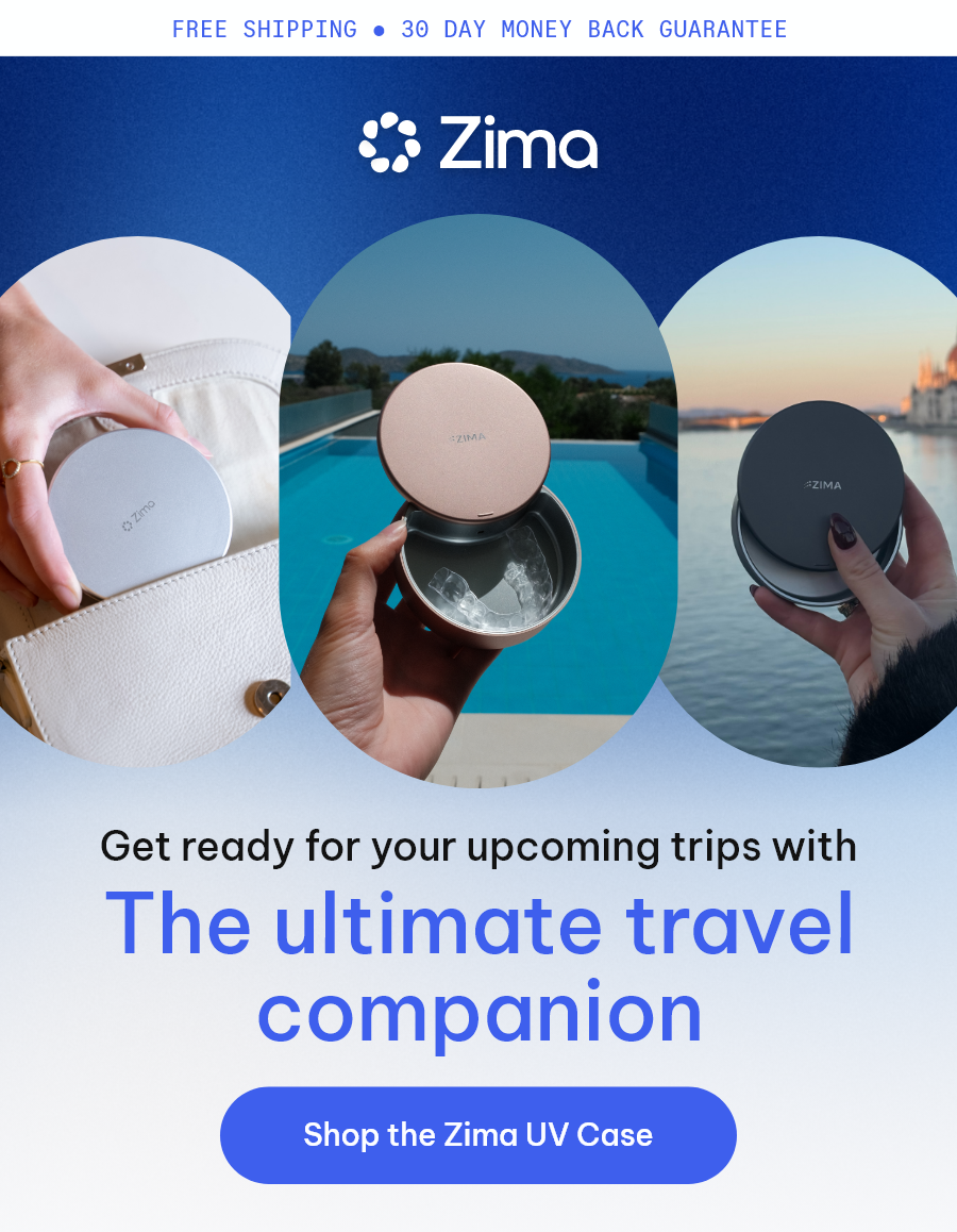 Get ready for your upcoming trips with The ultimate travel companion [Shop the Zima UV Case]