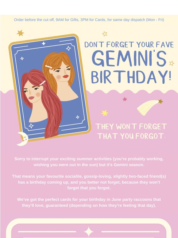 Gemini besties, you’re up