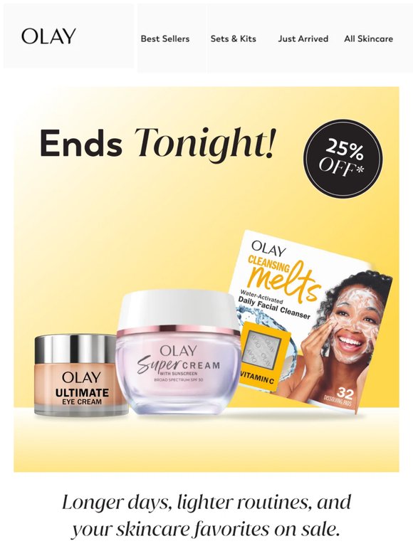 Ending Tonight: 25% Off + Extra 10% Off