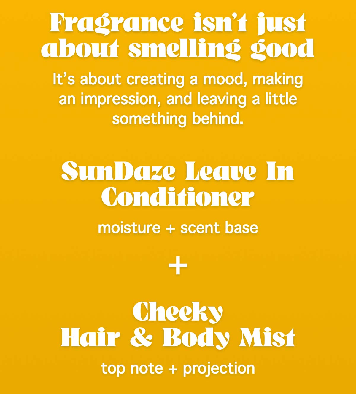 SunDaze Leave In Conditioner + Cheeky Mist