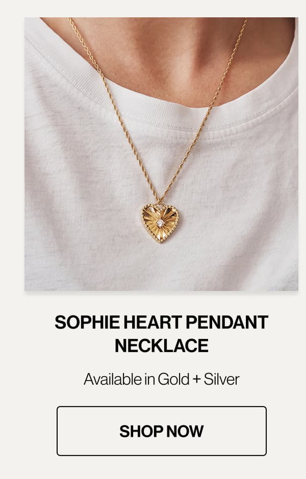 Shop Now | Sophie Heart Pendant Necklace