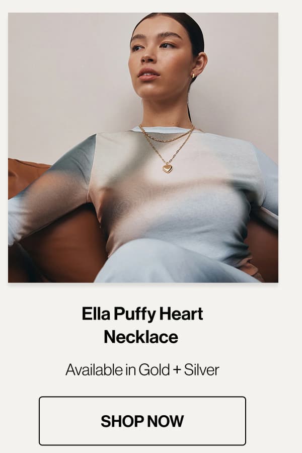 Shop Ella Puffy Heart Necklace