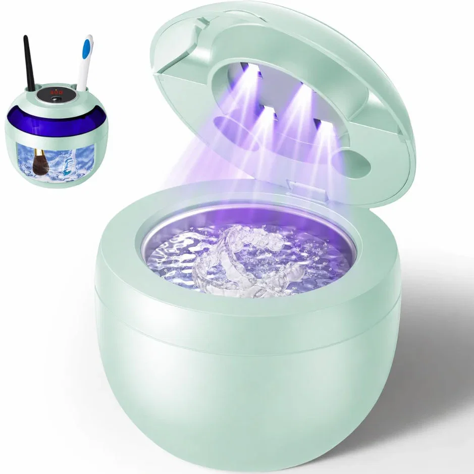 Ultrasonic Cleaning Machine – Use with Dentures, Aligners, Mouth Guards, Jewelry & Rings