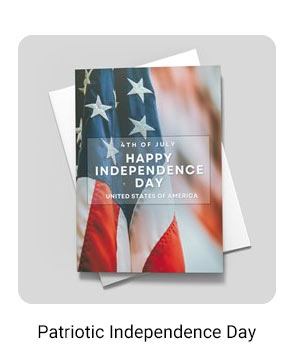 Patriotic Independence Day Card
