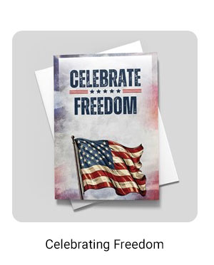 Celebrating Freedom Patriotic Card
