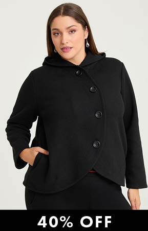 Anika Cozy Jacket in Black