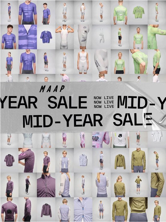 NOW LIVE: MAAP Mid-Year Sale