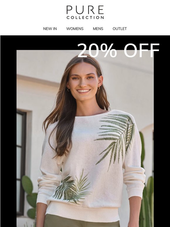 Final Hours To Save 20% On Summer Knits