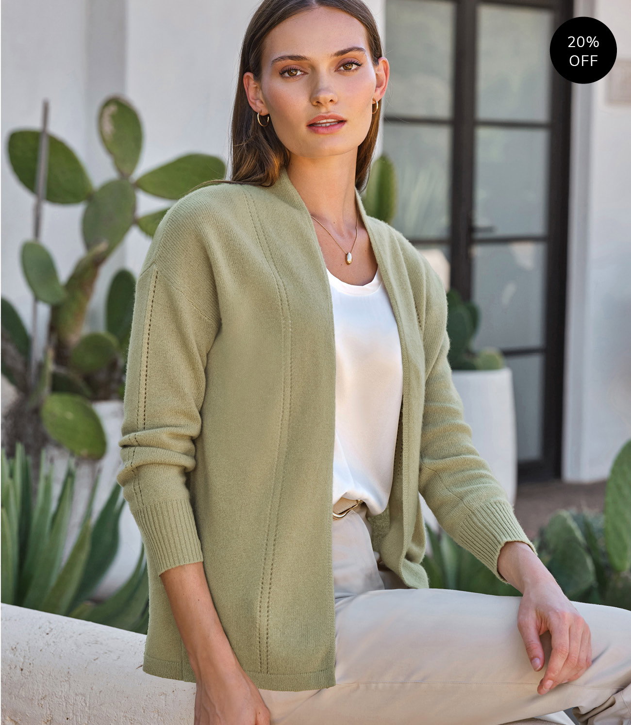 Gassato Edge To Edge Cardigan