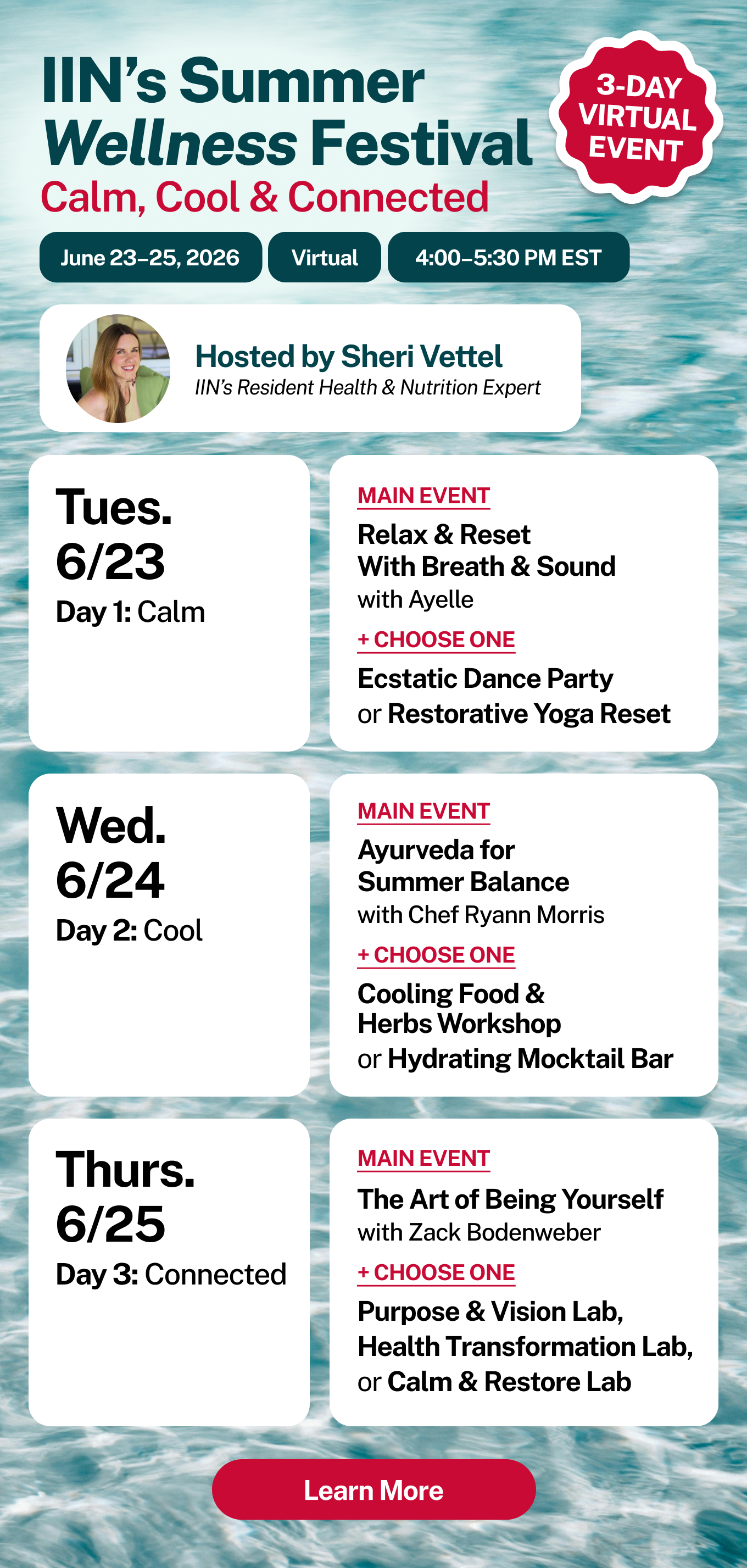 IIN’s Summer Wellness Festival: Learn More