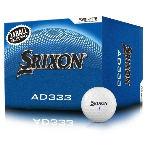 Srixon AD333 Pure White Golf Balls - Double Dozen Pack