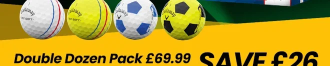 Double Dozen Deal on Callaway ERC Soft Triple Track Golf Balls