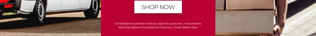 Next Day and Saturday Delivery Now Available