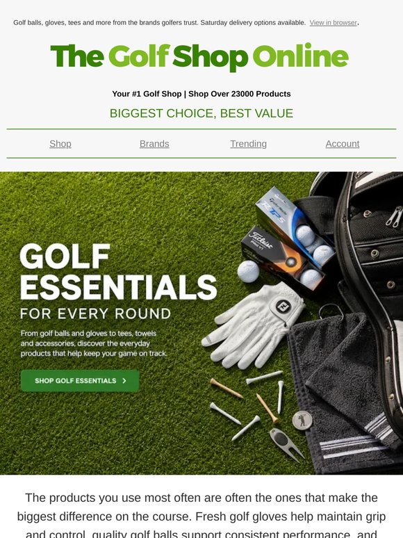 Golf Essentials Every Golfer Needs This Season ⛳️