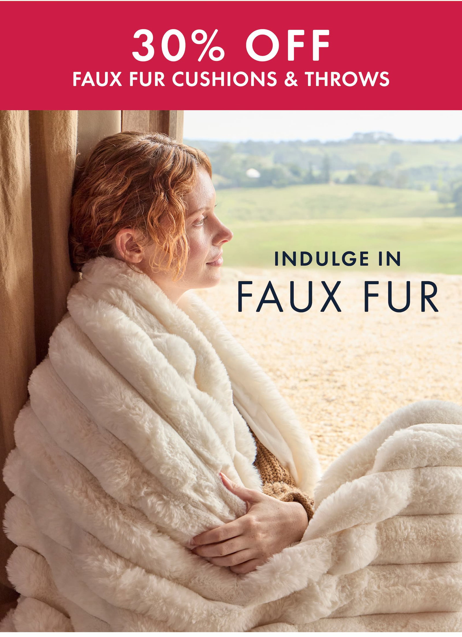 Faux Fur Cushions & Throws