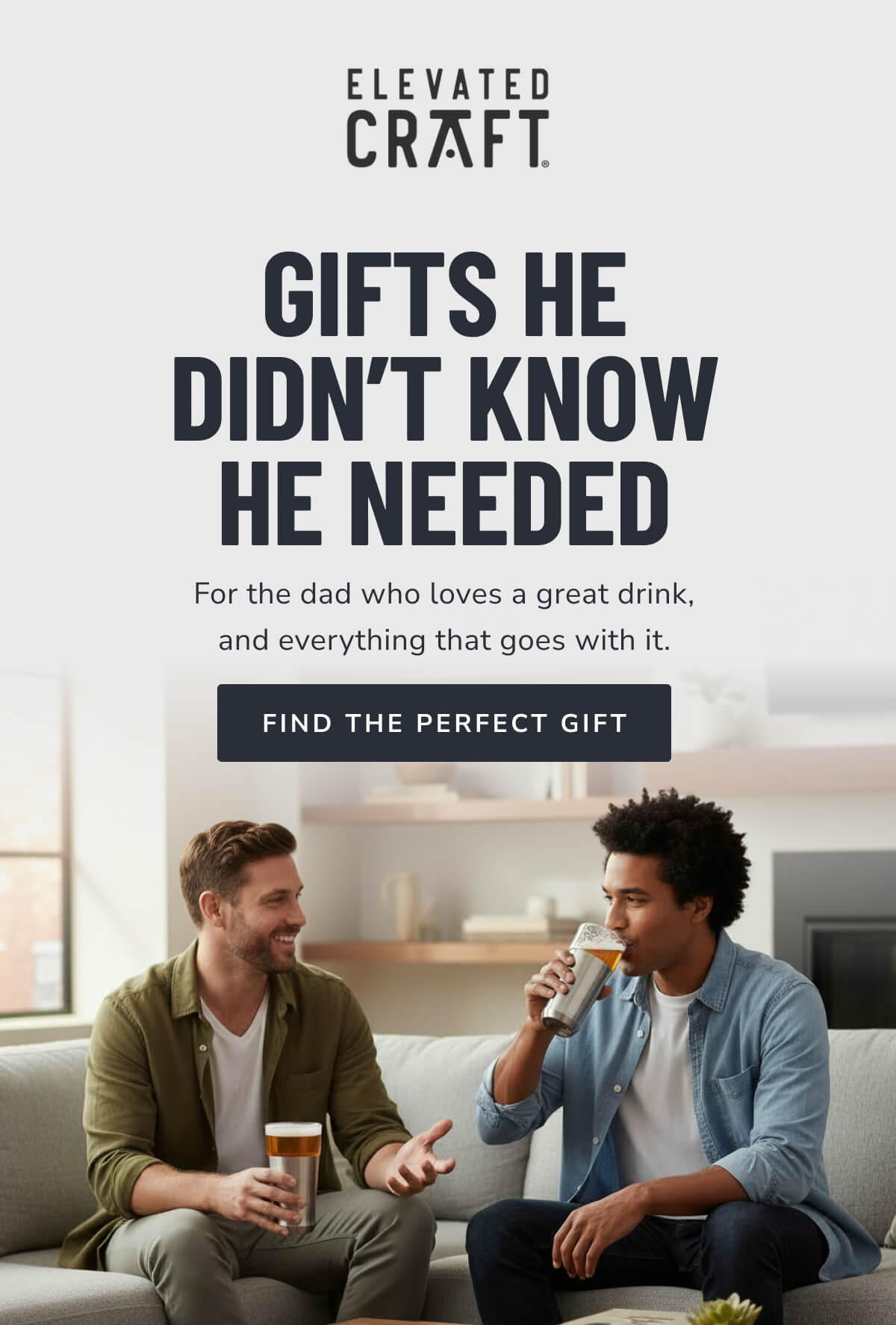 Gifts he didn’t know he needed // For the dad who loves a great drink, and everything that goes with it. [FIND THE PERFECT GIFT]