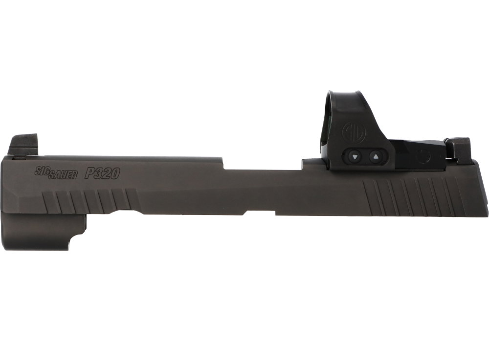 Image of P320 RXP 9MM 4.7" SLIDE ASSEMBLY, ROMEO1PRO WITH SHROUD, BLACK