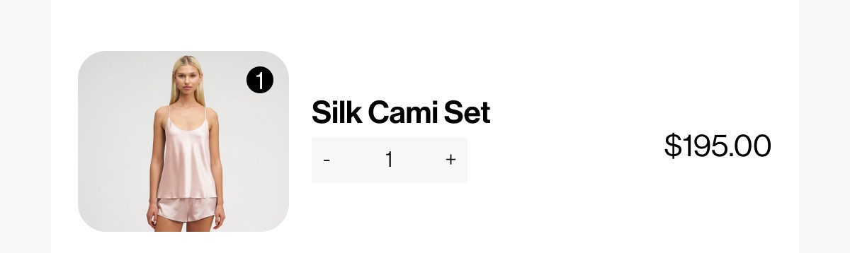 Silk Cami Set 