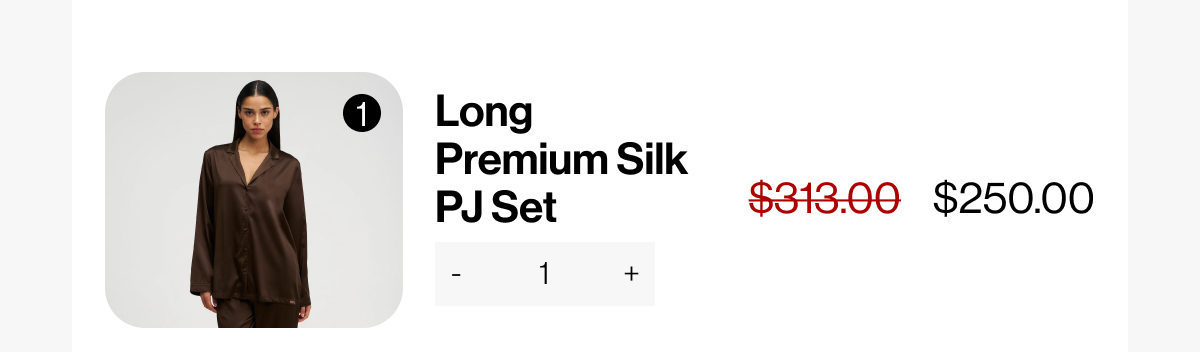 Long Premium Silk PJ Set 