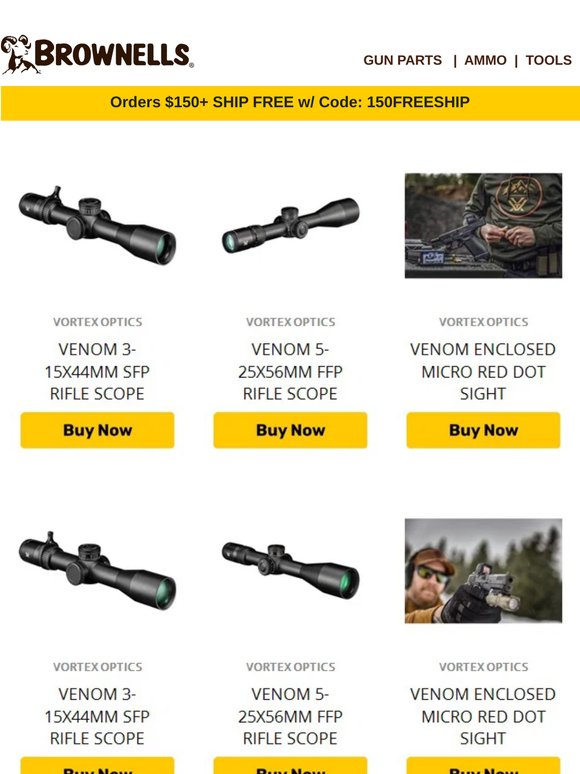 Dial It In: Vortex Venom Scopes on Sale